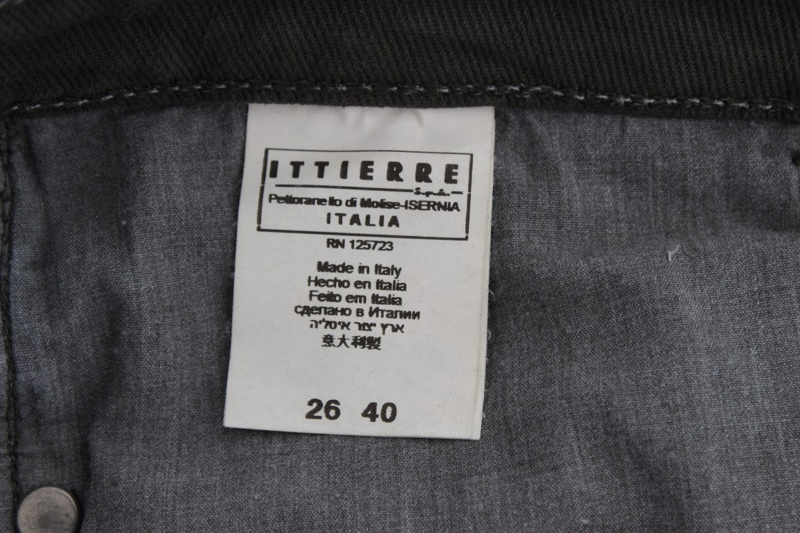 Костюм National Chic Slim Fit Зелені бавовняні джинси