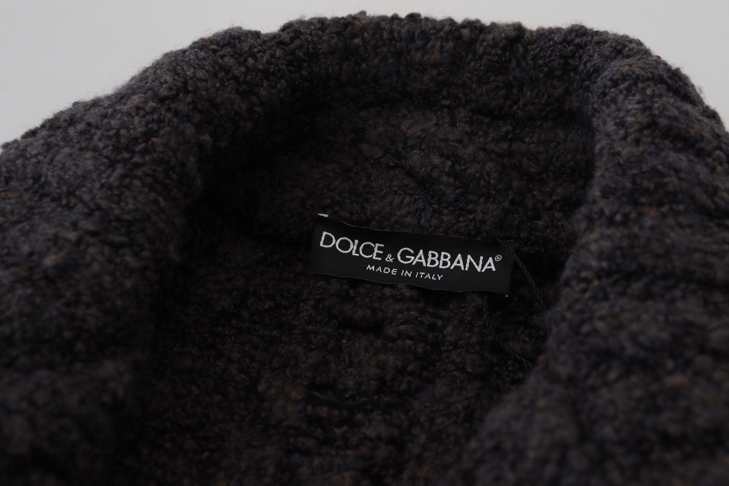 Елегантне двобортне вовняно-кашемірове пальто Dolce &amp; Gabbana