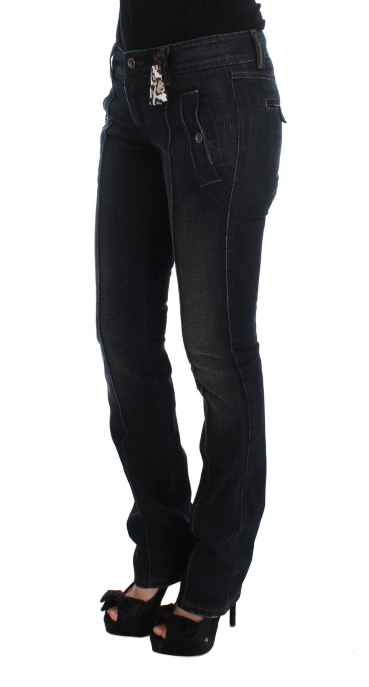 Італійські бавовняні джинси Ermanno Scervino Chic Slim Fit