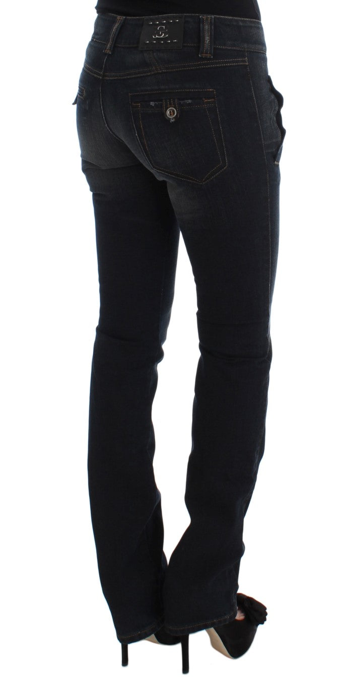 Італійські бавовняні джинси Ermanno Scervino Chic Slim Fit