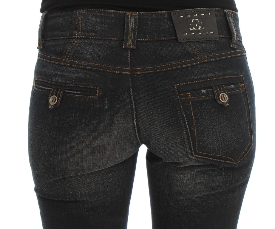 Італійські бавовняні джинси Ermanno Scervino Chic Slim Fit