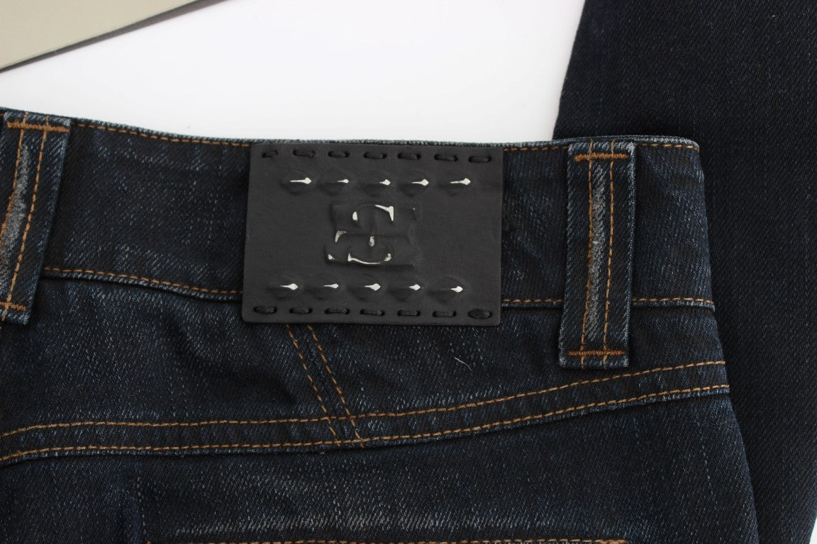 Італійські бавовняні джинси Ermanno Scervino Chic Slim Fit