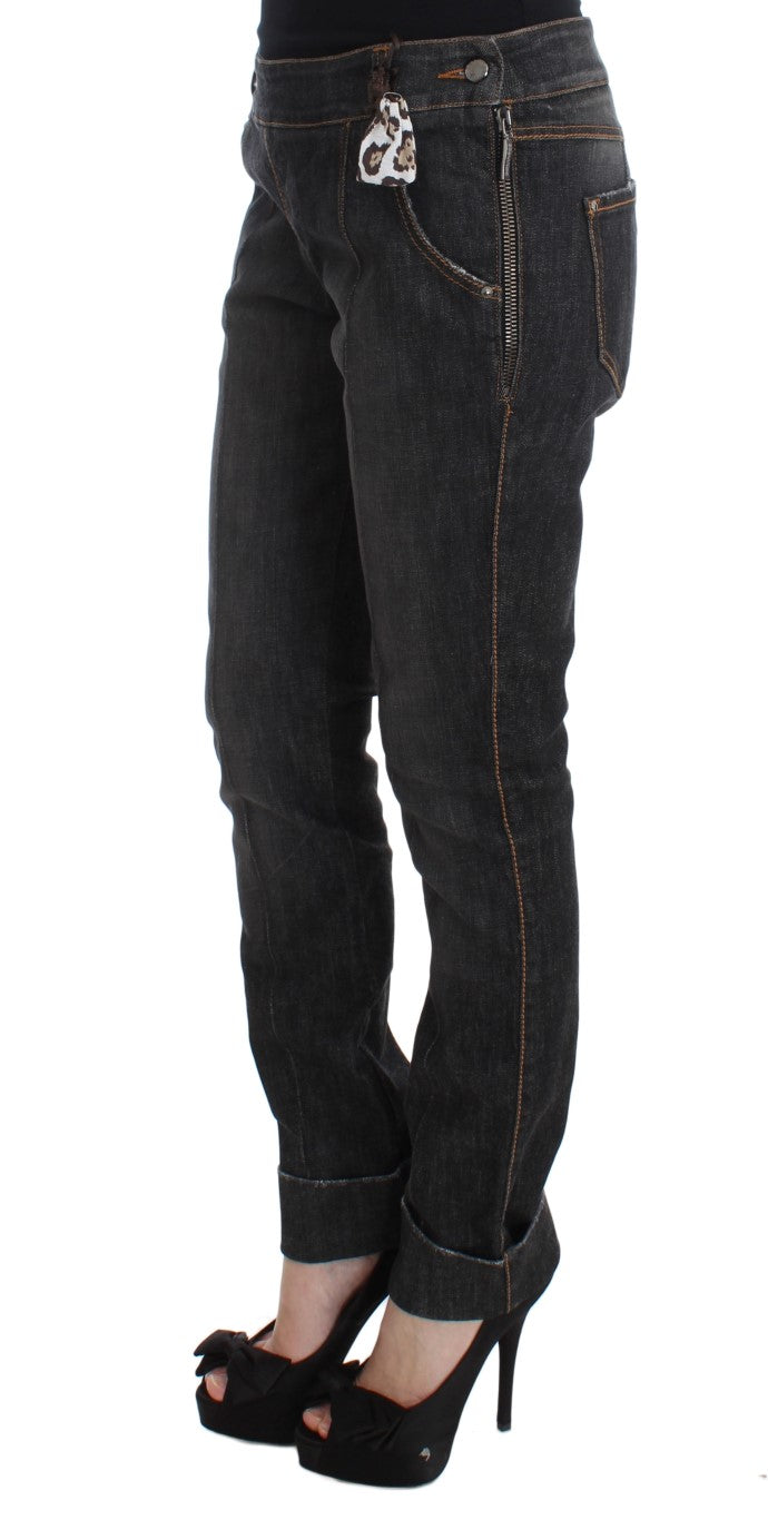 Ermanno Scervino Chic Slim Fit Grey Wash Jeans