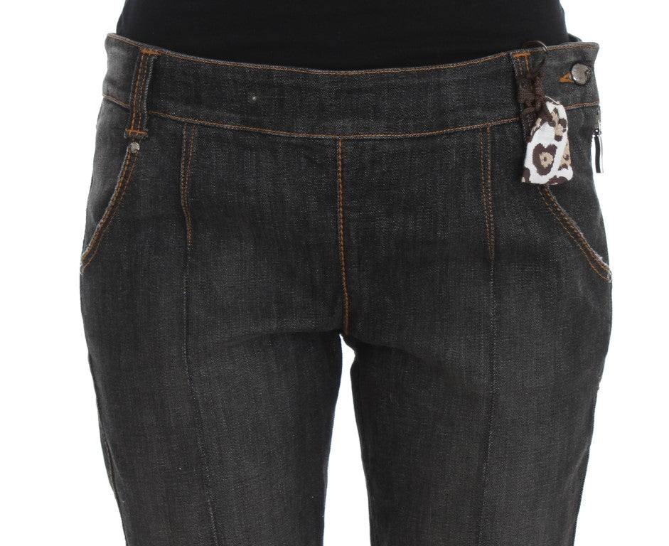 Ermanno Scervino Chic Slim Fit Grey Wash Jeans