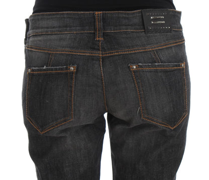 Ermanno Scervino Chic Slim Fit Grey Wash Jeans