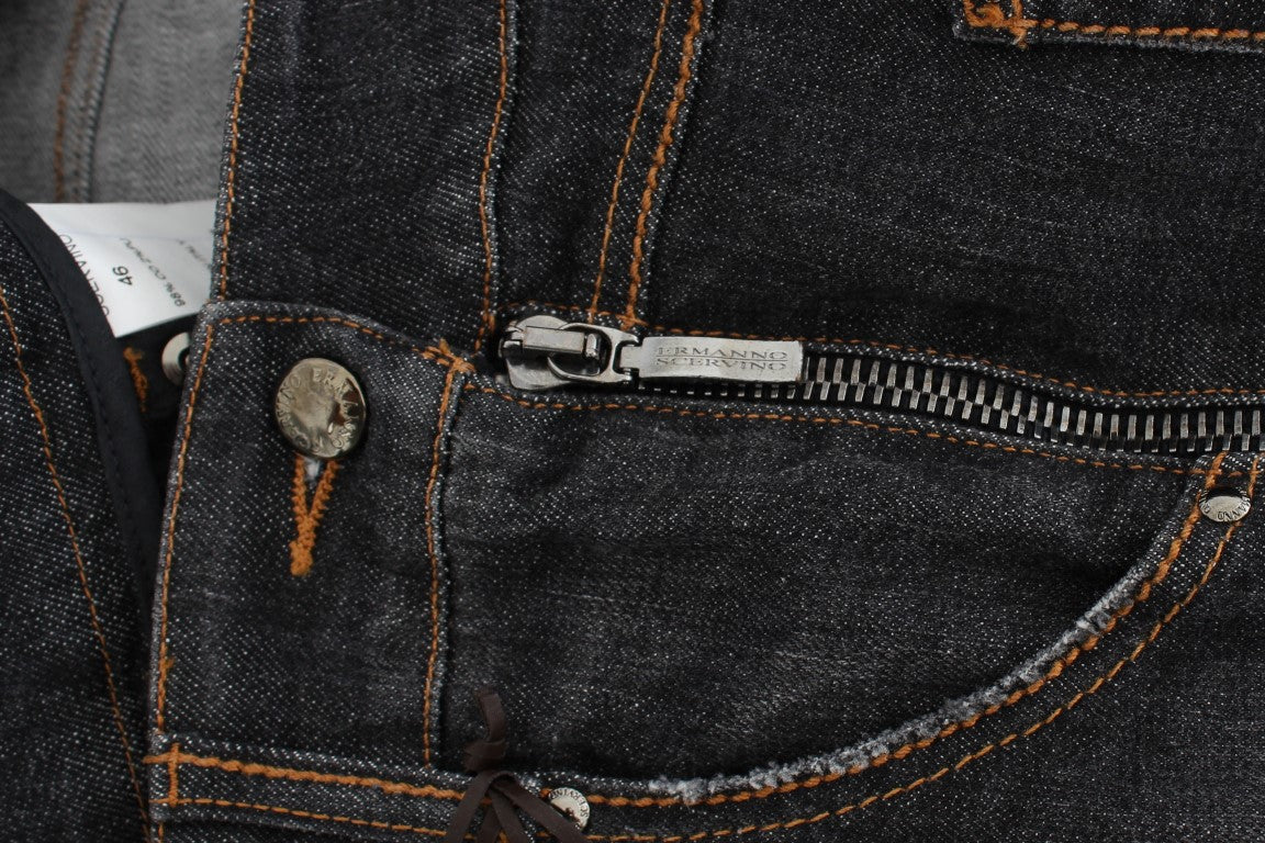 Ermanno Scervino Chic Slim Fit Grey Wash Jeans