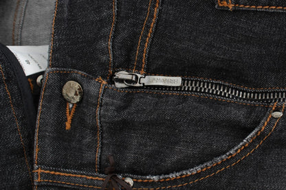 Ermanno Scervino Chic Slim Fit Grey Wash Jeans