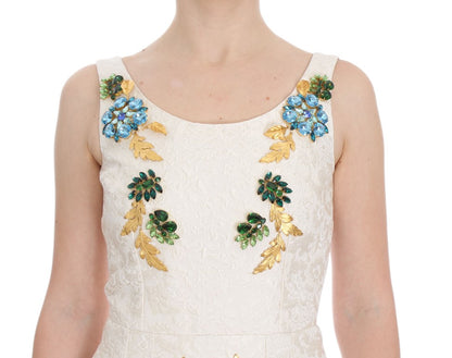 Елегантна квіткова сукня-футляр із парчі Dolce &amp; Gabbana