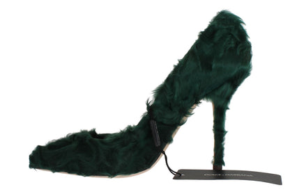 Шкіряні туфлі Dolce &amp; Gabbana Elegant Green Xiangao