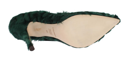 Шкіряні туфлі Dolce &amp; Gabbana Elegant Green Xiangao