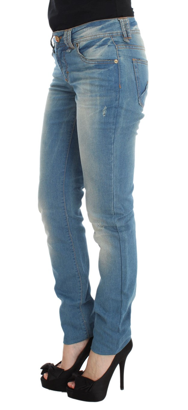 Дизайнерські джинси John Galliano Sleek Blue Slim Fit