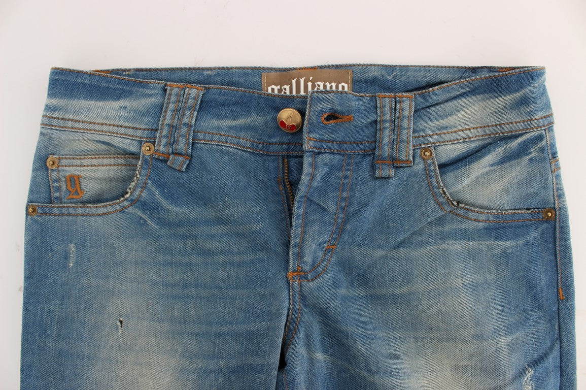 Дизайнерські джинси John Galliano Sleek Blue Slim Fit