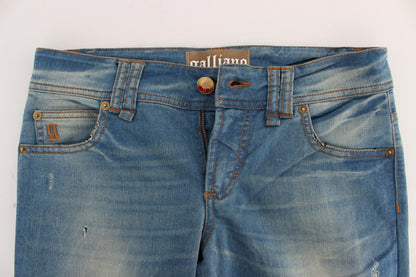 Дизайнерські джинси John Galliano Sleek Blue Slim Fit