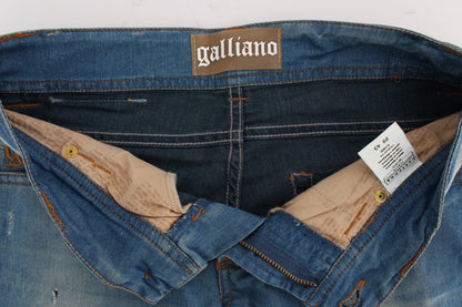 Дизайнерські джинси John Galliano Sleek Blue Slim Fit
