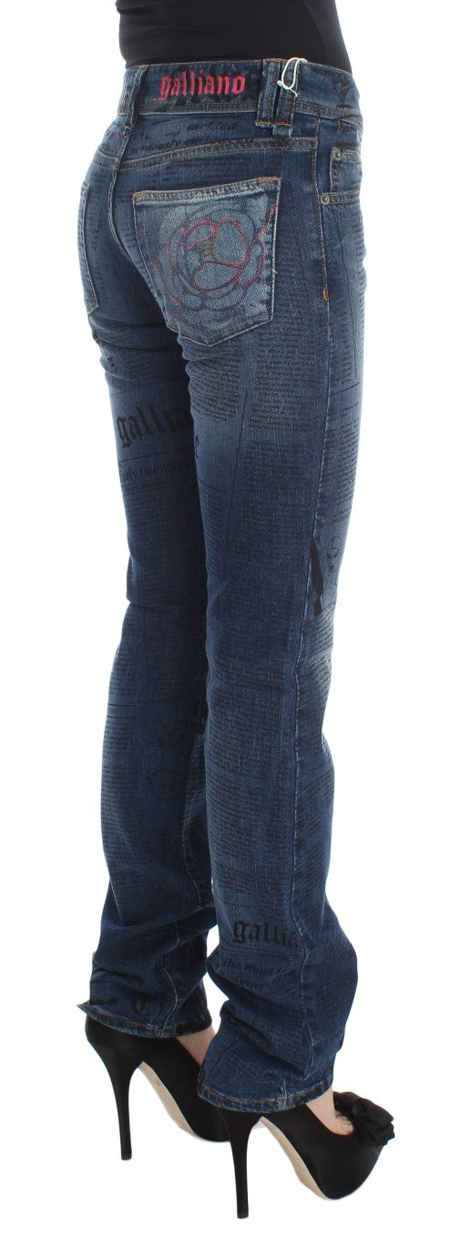 Джинси John Galliano Elegant Slim Bootcut Denim