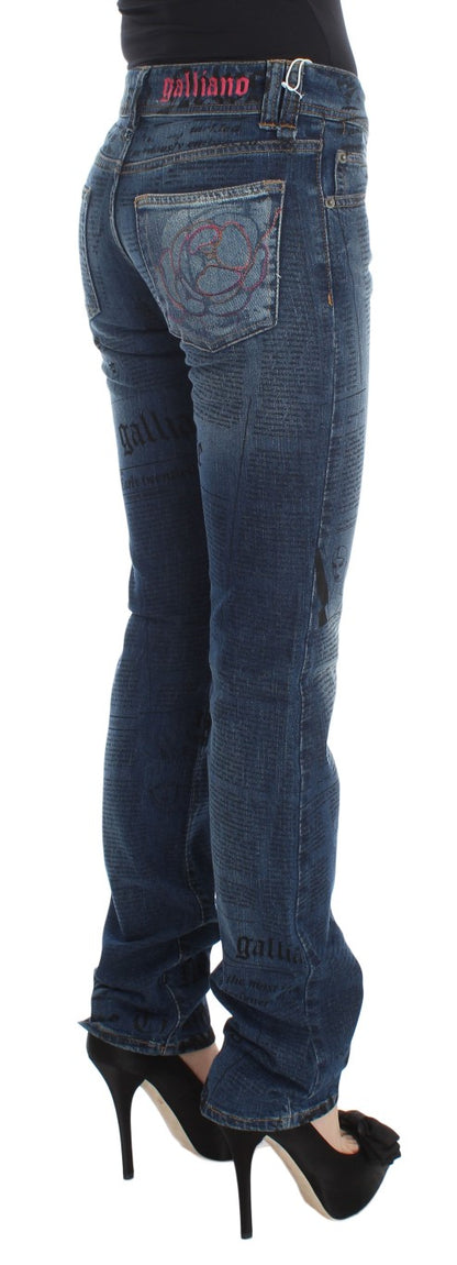 Джинси John Galliano Elegant Slim Bootcut Denim