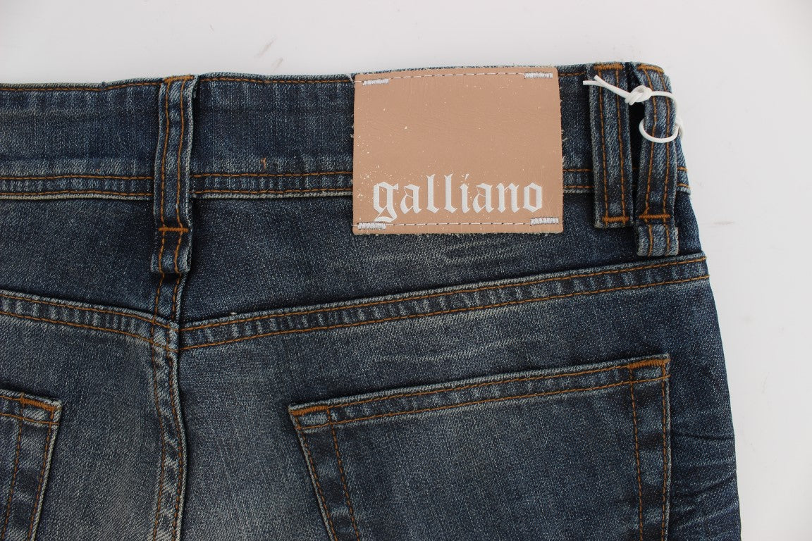 Сині джинси John Galliano Chic Slim Fit