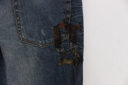 Сині джинси John Galliano Chic Slim Fit