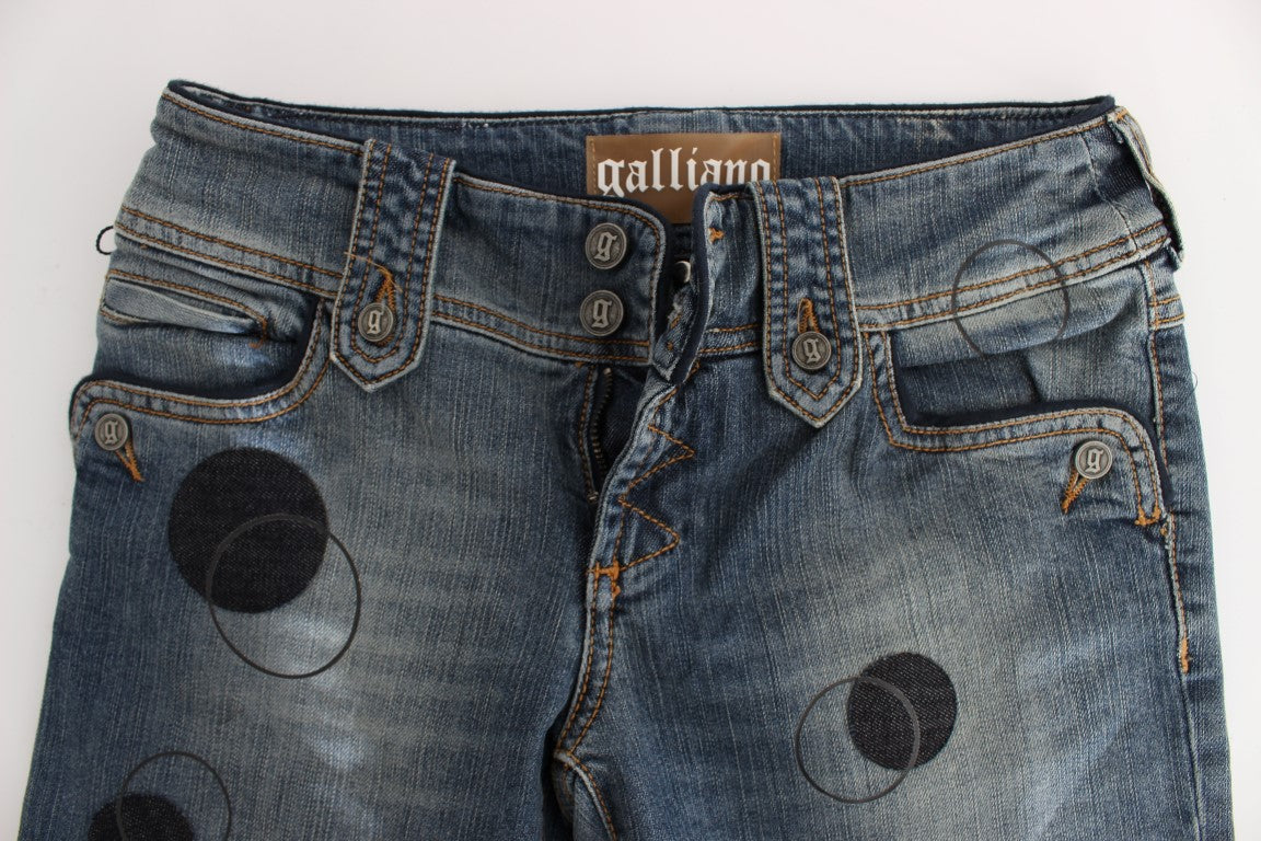 Джинси John Galliano Chic Slim Fit синього кольору