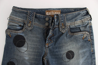 Джинси John Galliano Chic Slim Fit синього кольору