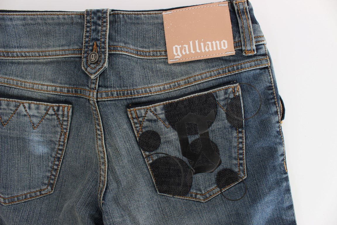 Джинси John Galliano Chic Slim Fit синього кольору