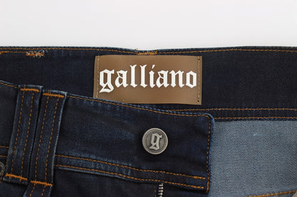 Стильні сині джинси бойфренда John Galliano