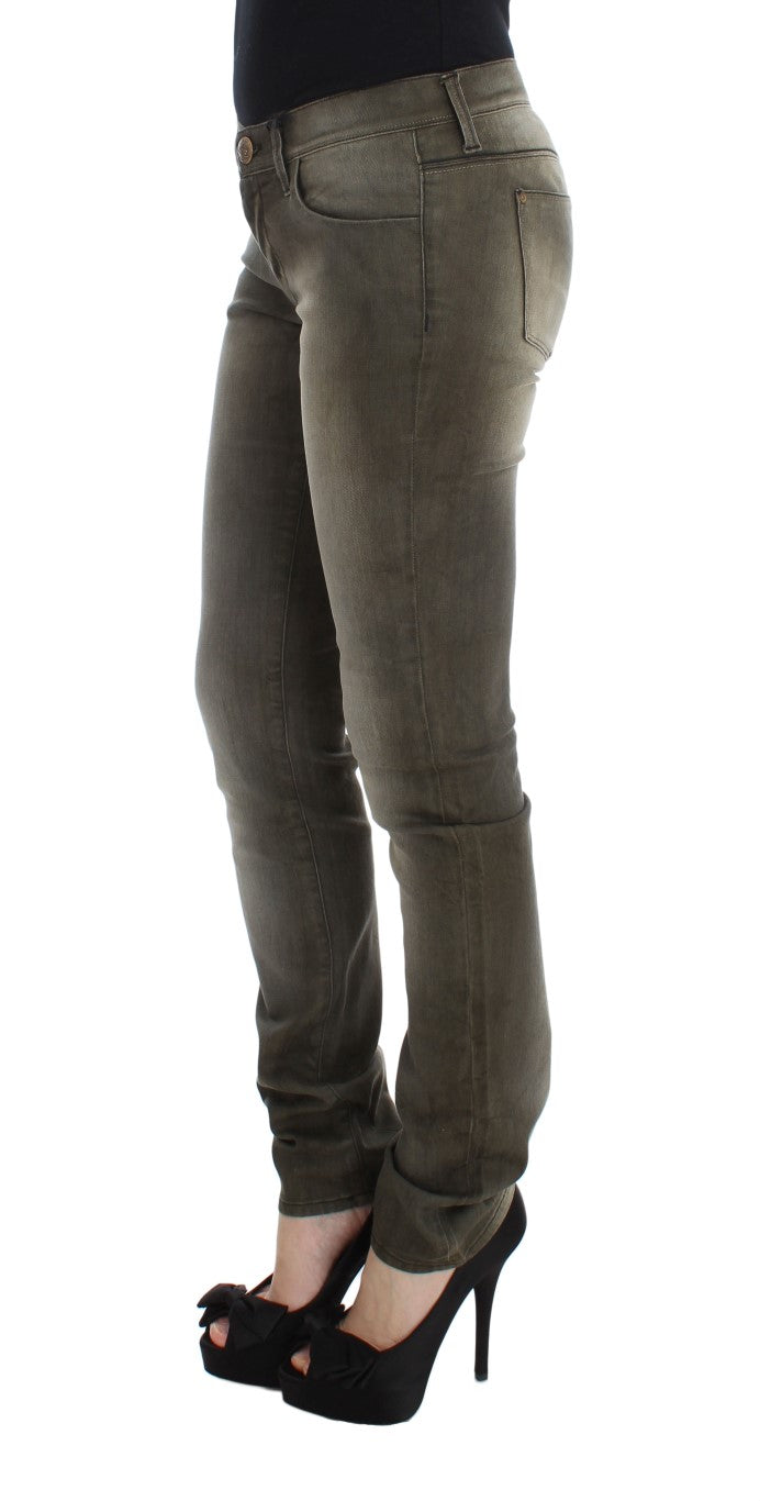 Ermanno Scervino Chic Grey Slim Fit італійський денім