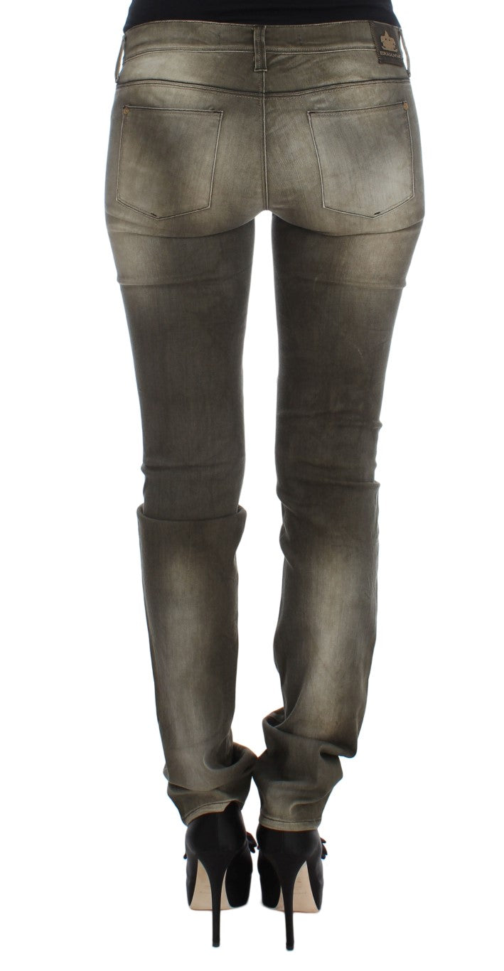 Ermanno Scervino Chic Grey Slim Fit італійський денім
