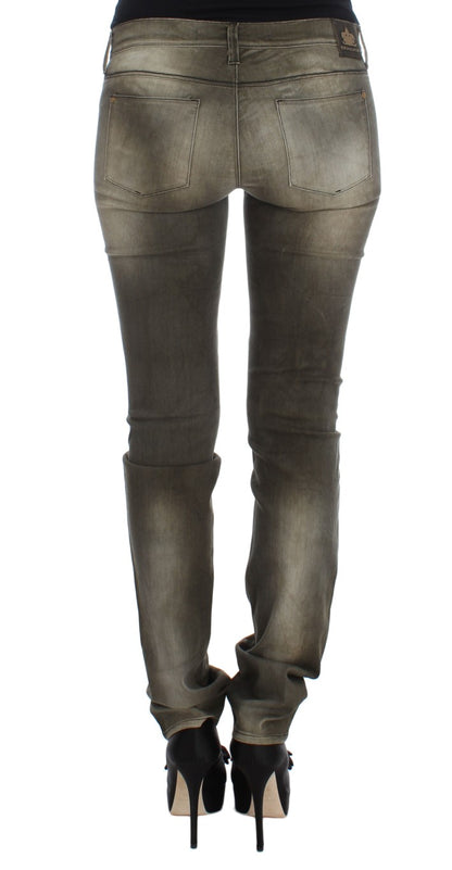 Ermanno Scervino Chic Grey Slim Fit італійський денім
