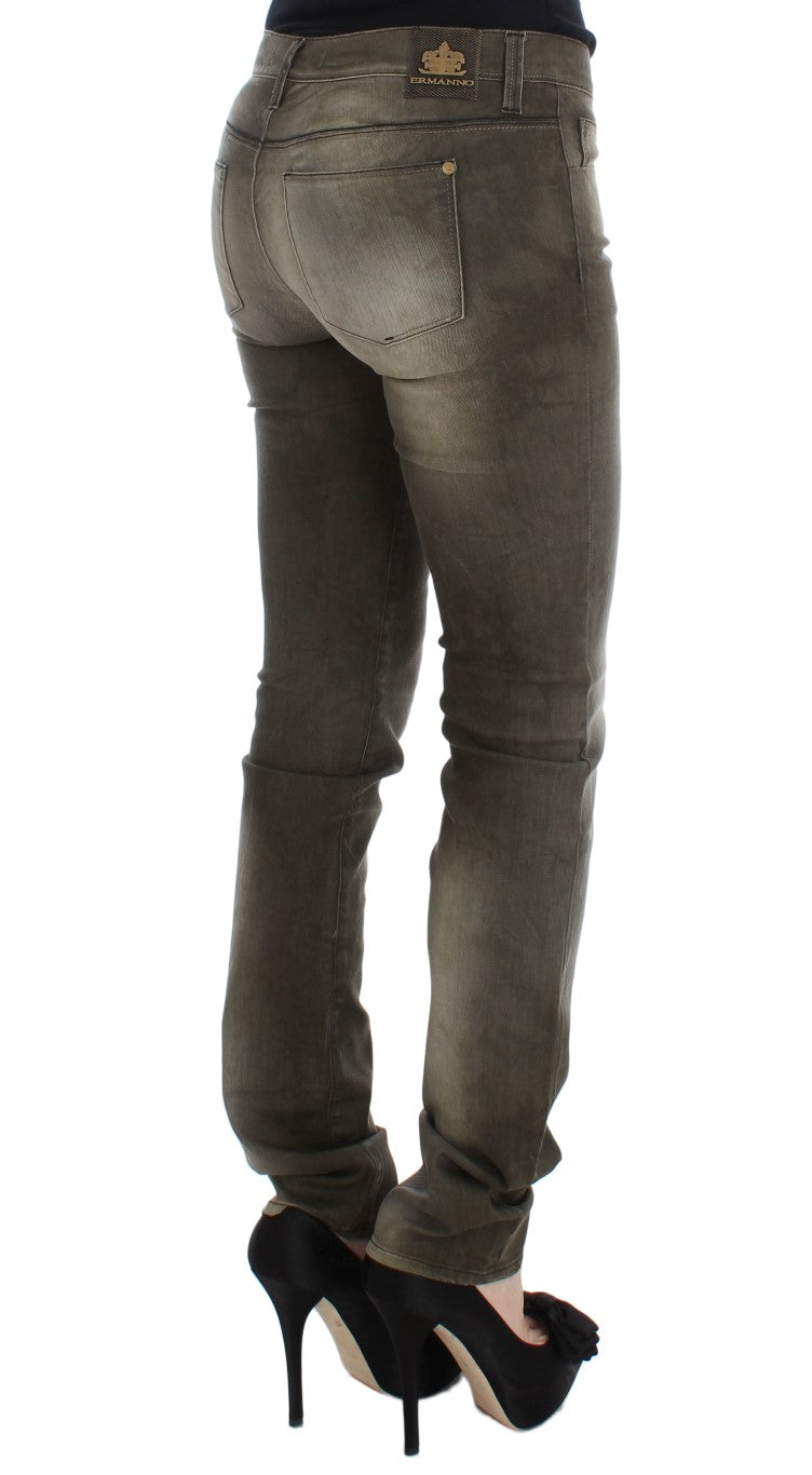 Ermanno Scervino Chic Grey Slim Fit італійський денім