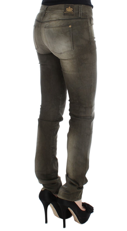 Ermanno Scervino Chic Grey Slim Fit італійський денім