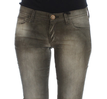 Ermanno Scervino Chic Grey Slim Fit італійський денім