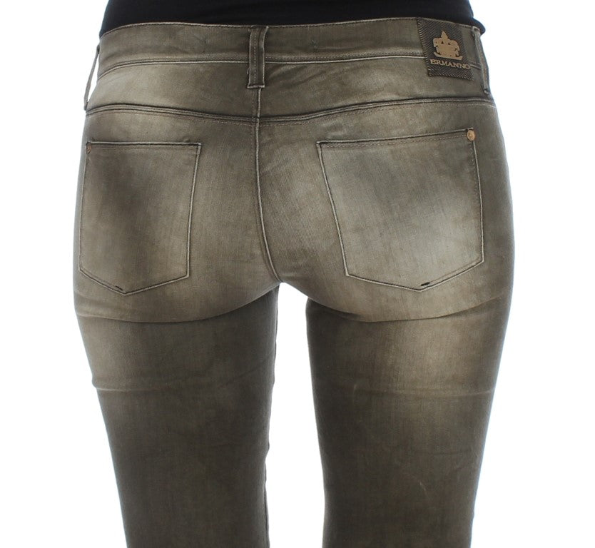Ermanno Scervino Chic Grey Slim Fit італійський денім