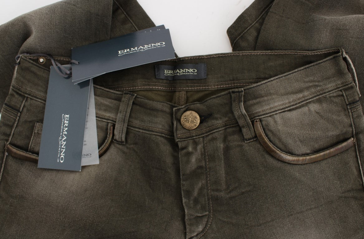 Ermanno Scervino Chic Grey Slim Fit італійський денім