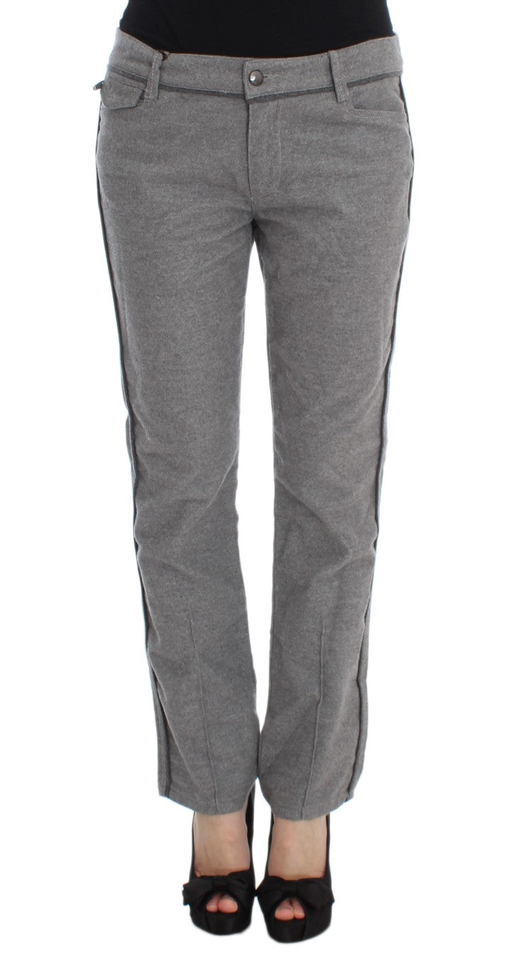 Повсякденні бавовняні штани Ermanno Scervino Chic Grey