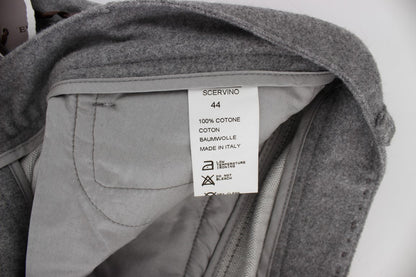 Повсякденні бавовняні штани Ermanno Scervino Chic Grey