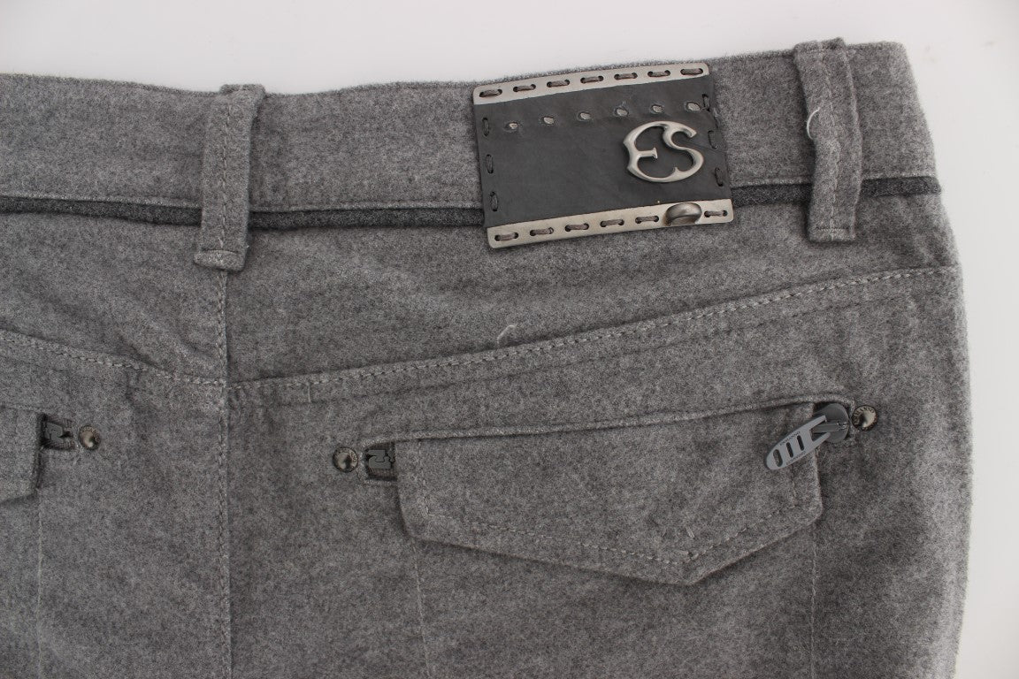 Повсякденні бавовняні штани Ermanno Scervino Chic Grey
