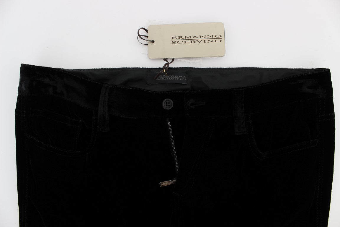 Елегантні чорні вузькі штани Ermanno Scervino