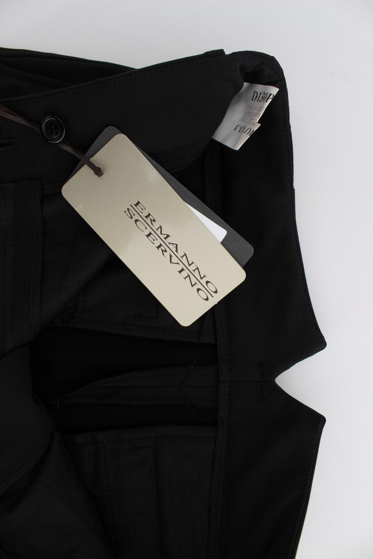Елегантні укорочені капрі Ermanno Scervino чорного кольору