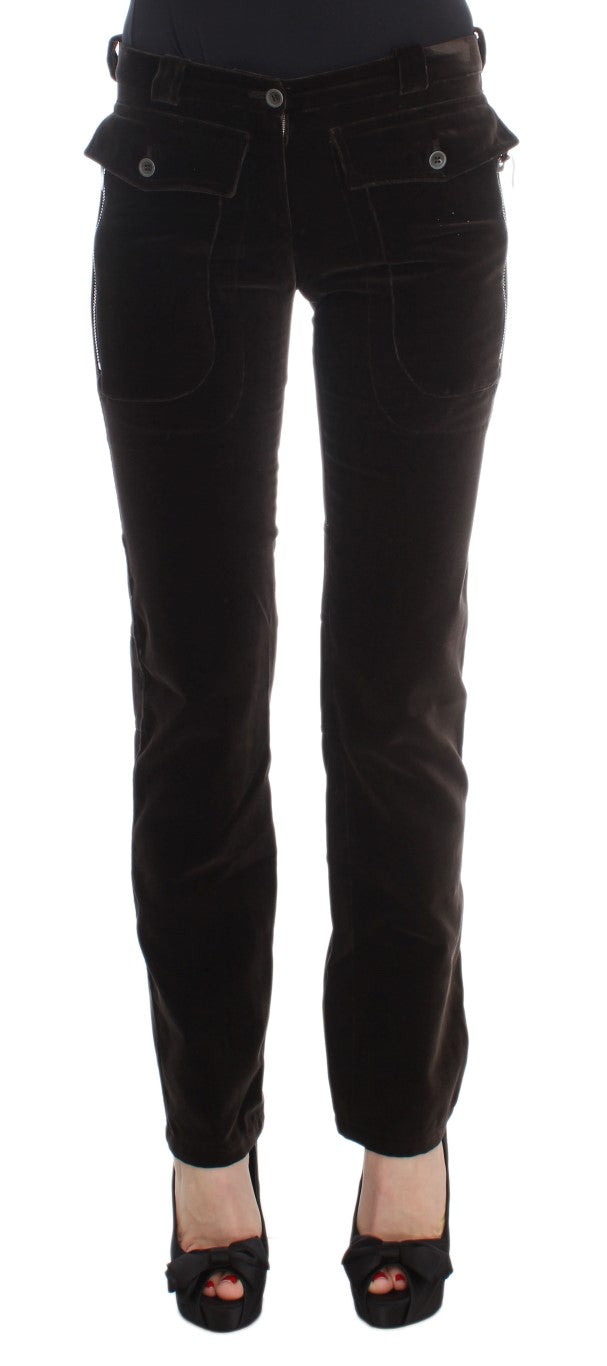Італійські бавовняні штани Ermanno Scervino Slim Fit