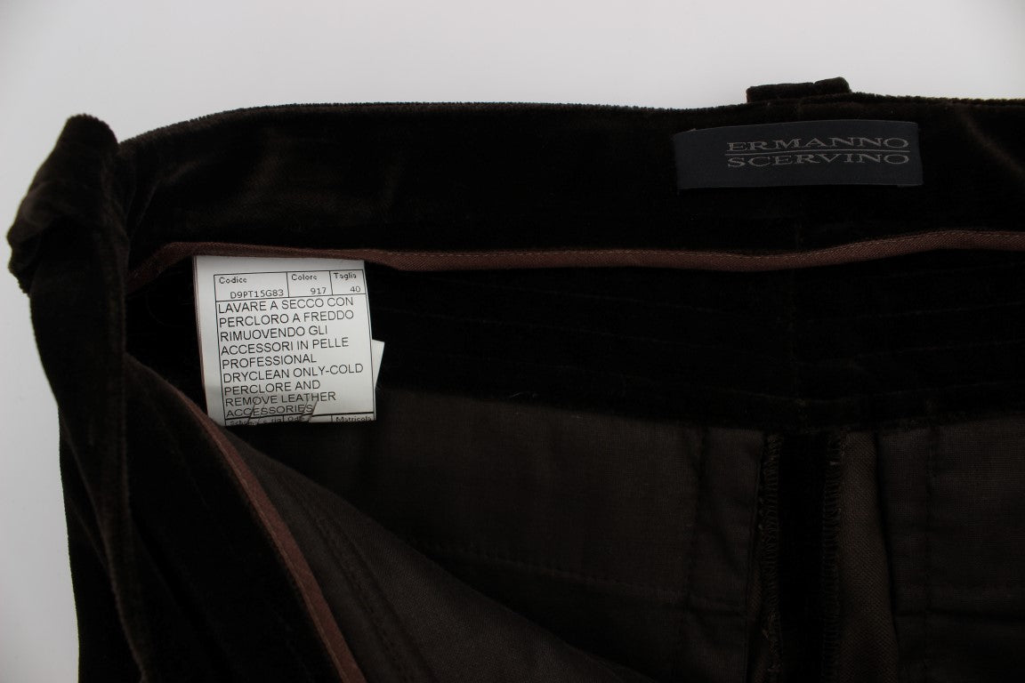 Італійські бавовняні штани Ermanno Scervino Slim Fit