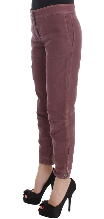 Укорочені штани карго Ermanno Scervino Chic Bordeaux Capri