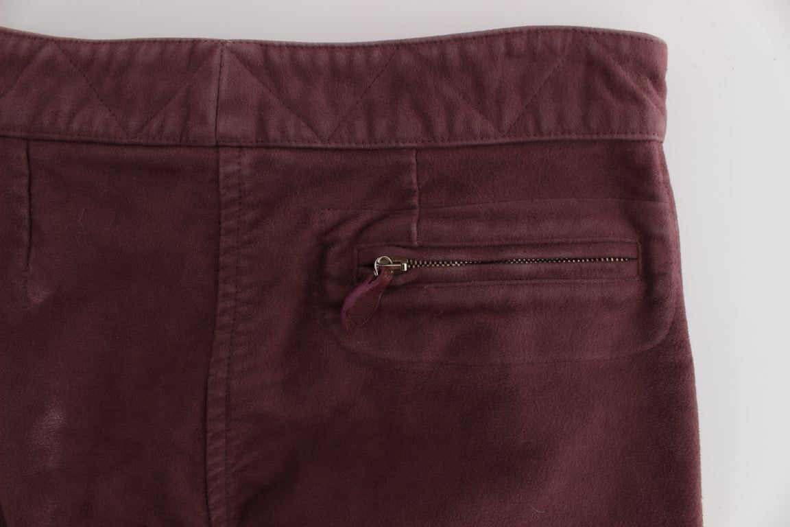 Укорочені штани карго Ermanno Scervino Chic Bordeaux Capri