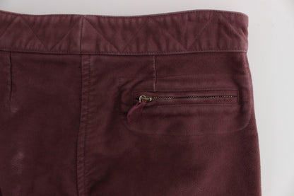 Укорочені штани карго Ermanno Scervino Chic Bordeaux Capri