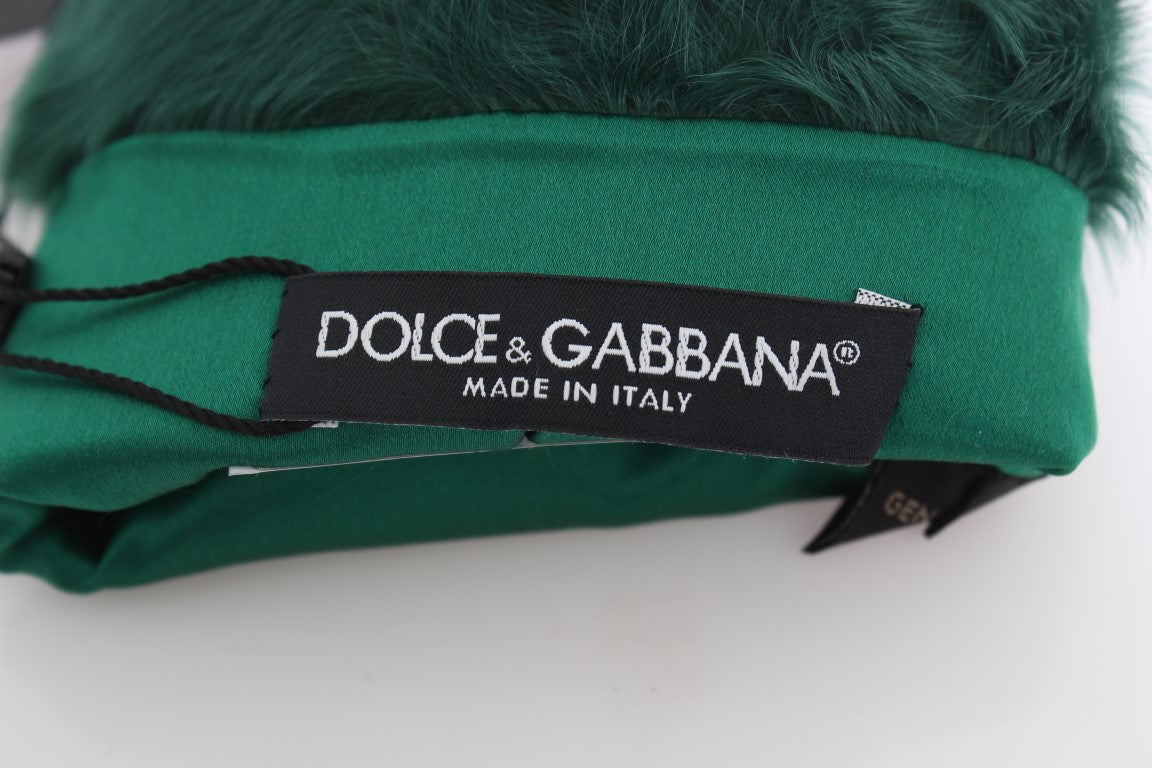 Елегантні шкіряні рукавички Dolce &amp; Gabbana довжиною до ліктя