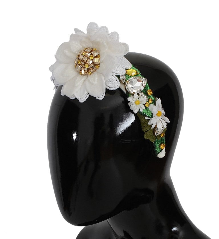 Розкішна пов'язка Dolce &amp; Gabbana Sunflower Crystal