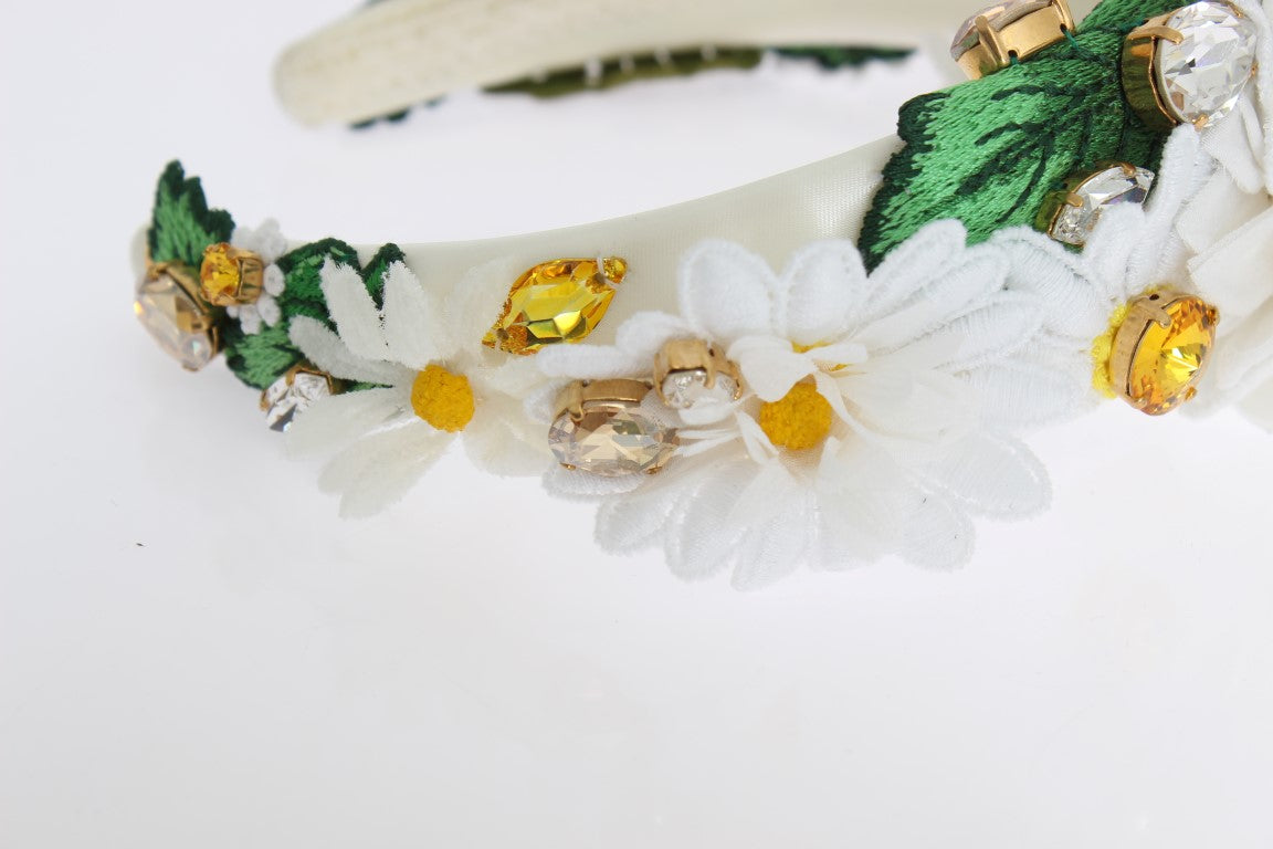 Розкішна пов'язка Dolce &amp; Gabbana Sunflower Crystal
