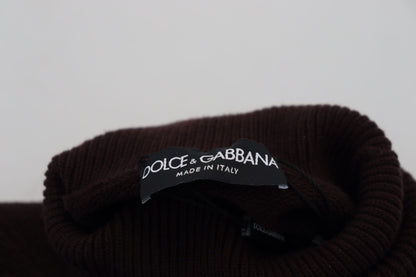 Елегантний вовняний пуловер з водолазкою Dolce &amp; Gabbana