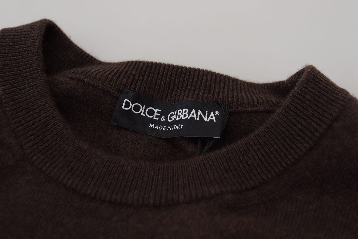 Елегантний кашеміровий светр з круглим вирізом Dolce &amp; Gabbana