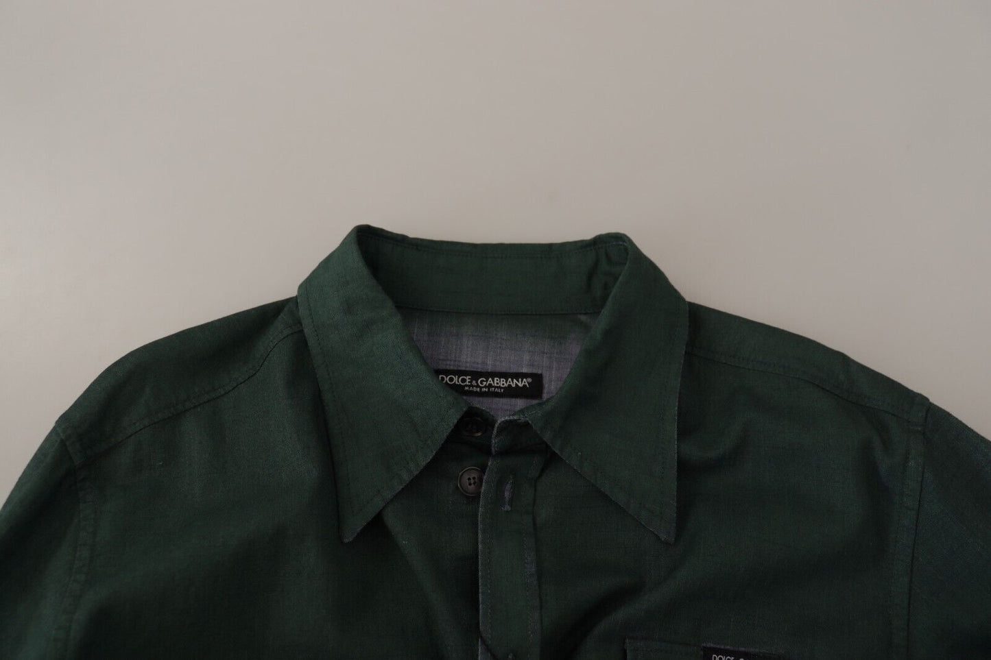 Повсякденна сорочка Dolce &amp; Gabbana Emerald Elegance Slim Fit
